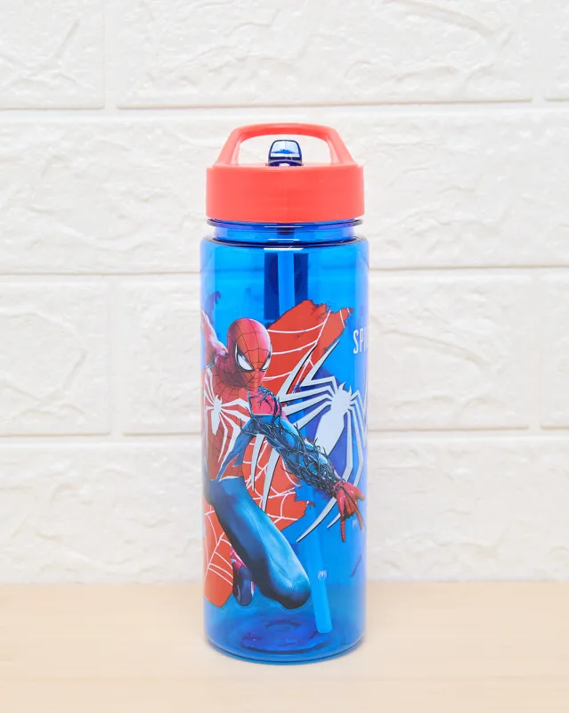 Blue Spiderman 2 Water Bottle (650ml) sold by Redtag