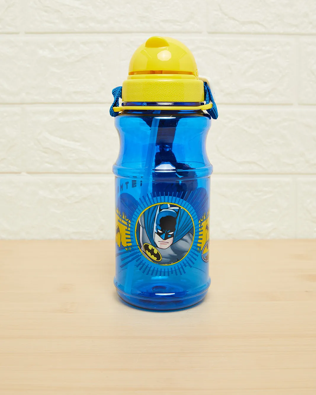 Blue Dc Batman Transparent Water Bottle (500ml) sold by Redtag