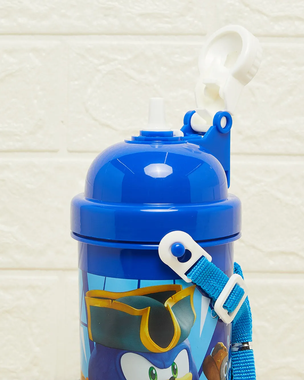 Blue Sonic The Hedgehog Water Bottle (500ml) sold by Redtag product image thumbnail 2