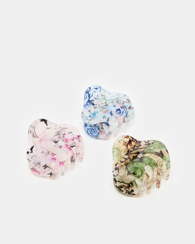 Women Assorted Hair Claw Set (3 Piece) sold by Redtag