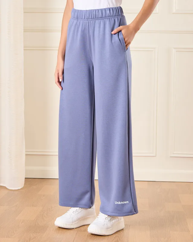 Women Blue Wide Leg Active Pants sold by Redtag