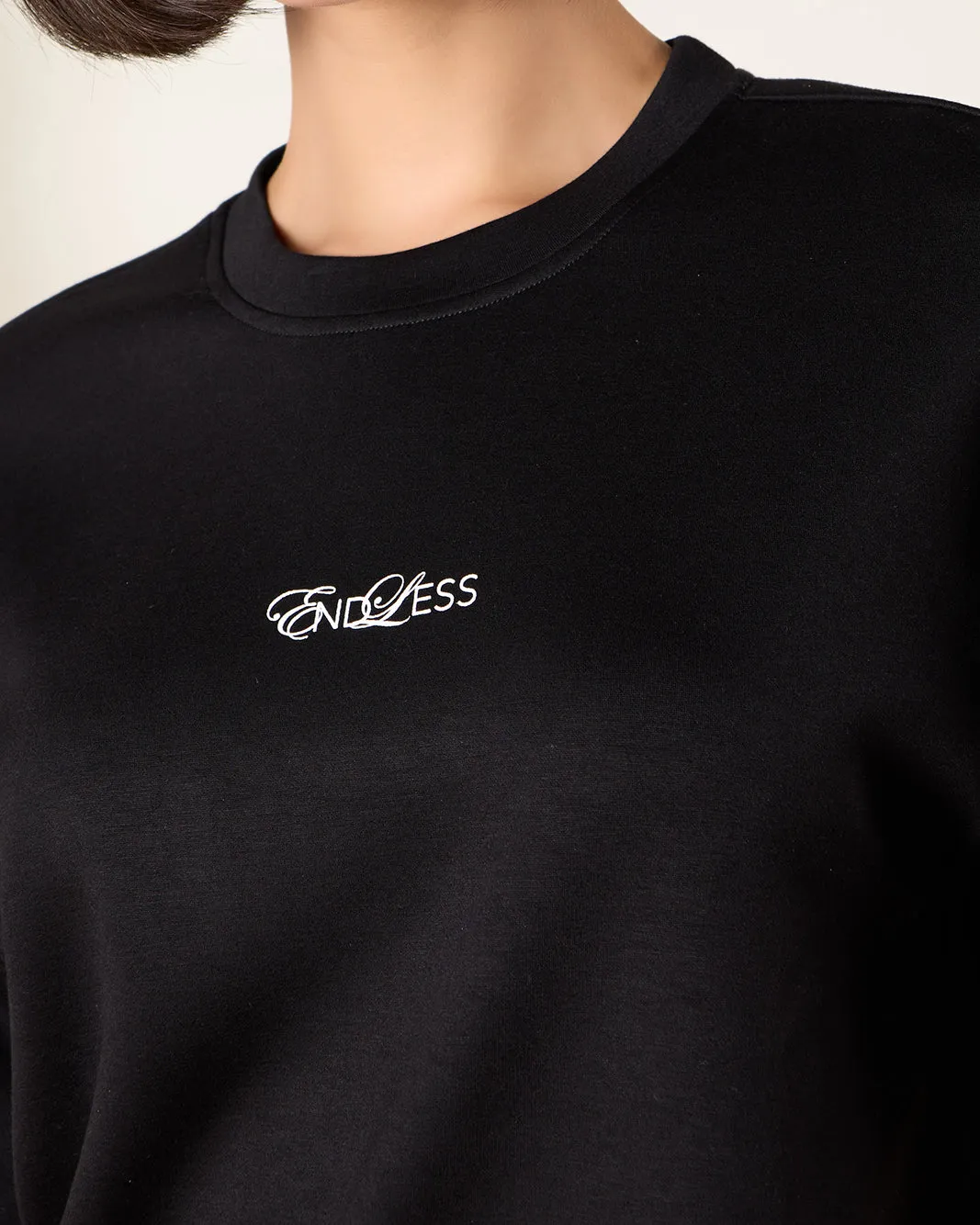 Women Black Printed T-Shirt sold by Redtag product image thumbnail 4