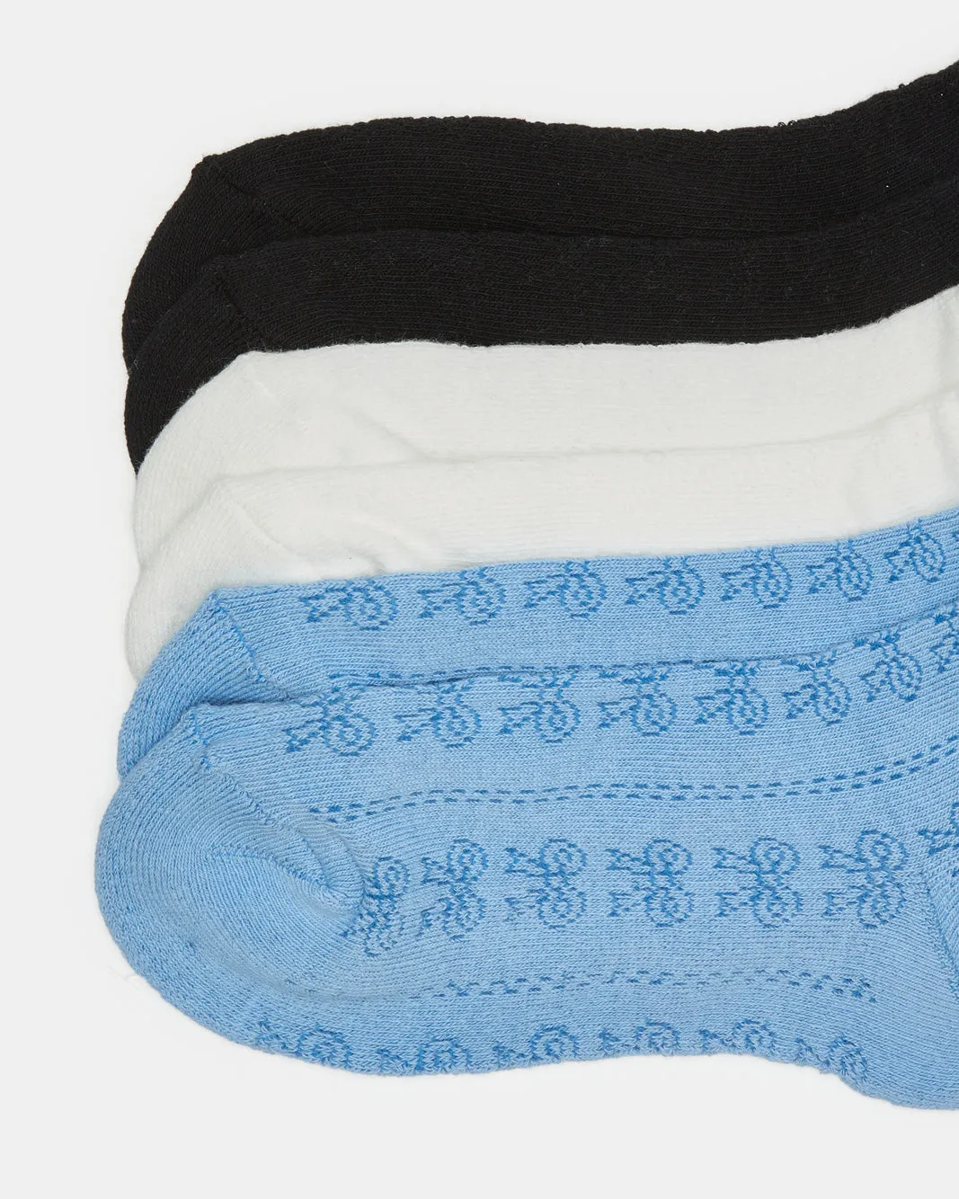 Women Assorted Ankle Length Sports Socks (3 Pairs) sold by Redtag product image thumbnail 2