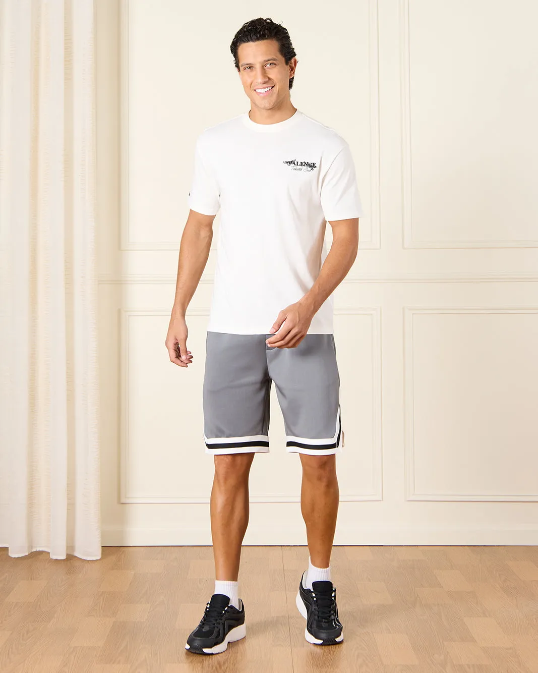 Men Grey Active Shorts sold by Redtag product image thumbnail 2