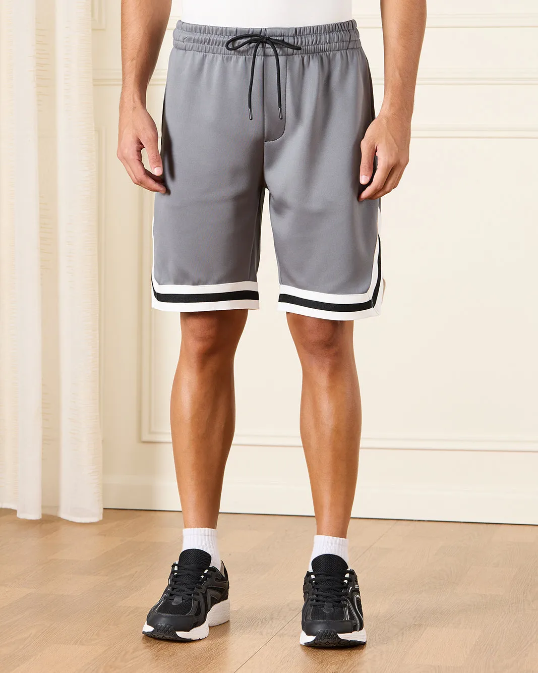 Men Grey Active Shorts sold by Redtag