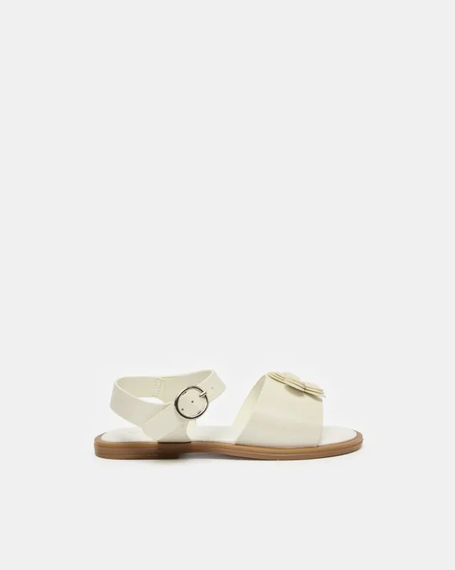 Girls White Floral Sandal sold by Redtag