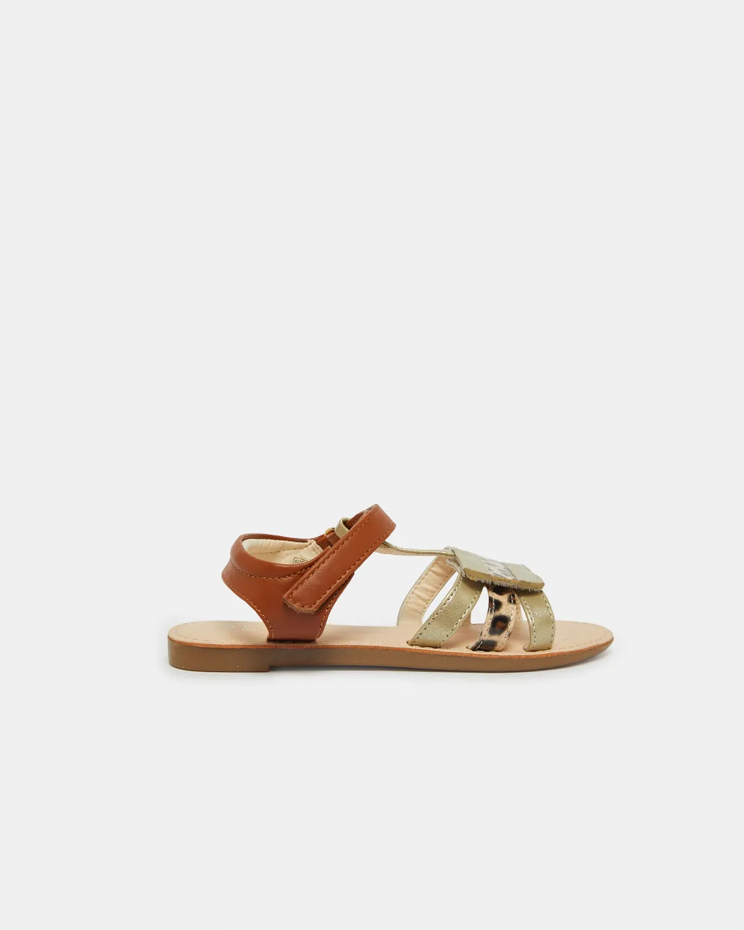 Girls Brown Strap Sandal sold by Redtag