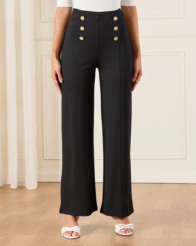 Women Black Ponte Legging sold by Redtag