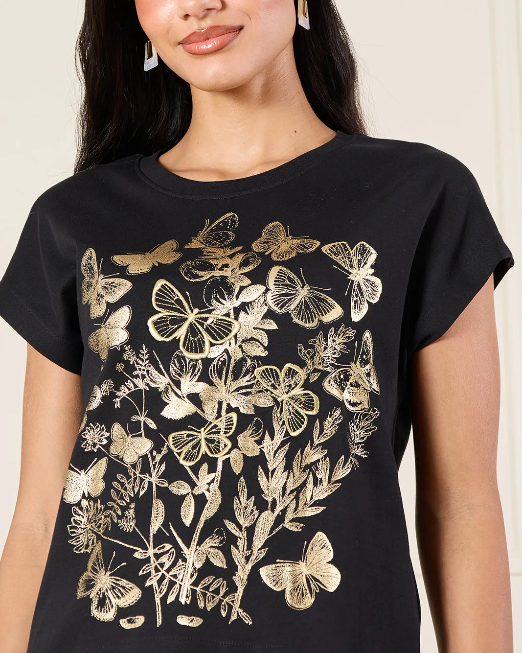 Women Black Printed Top sold by Redtag product image thumbnail 4