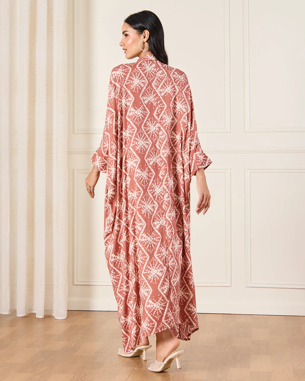 Women Red Printed Kaftan Dress sold by Redtag product image thumbnail 3