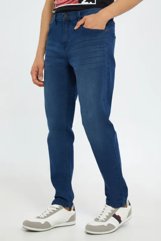 Men Blue Slim Fit Jeans sold by Redtag