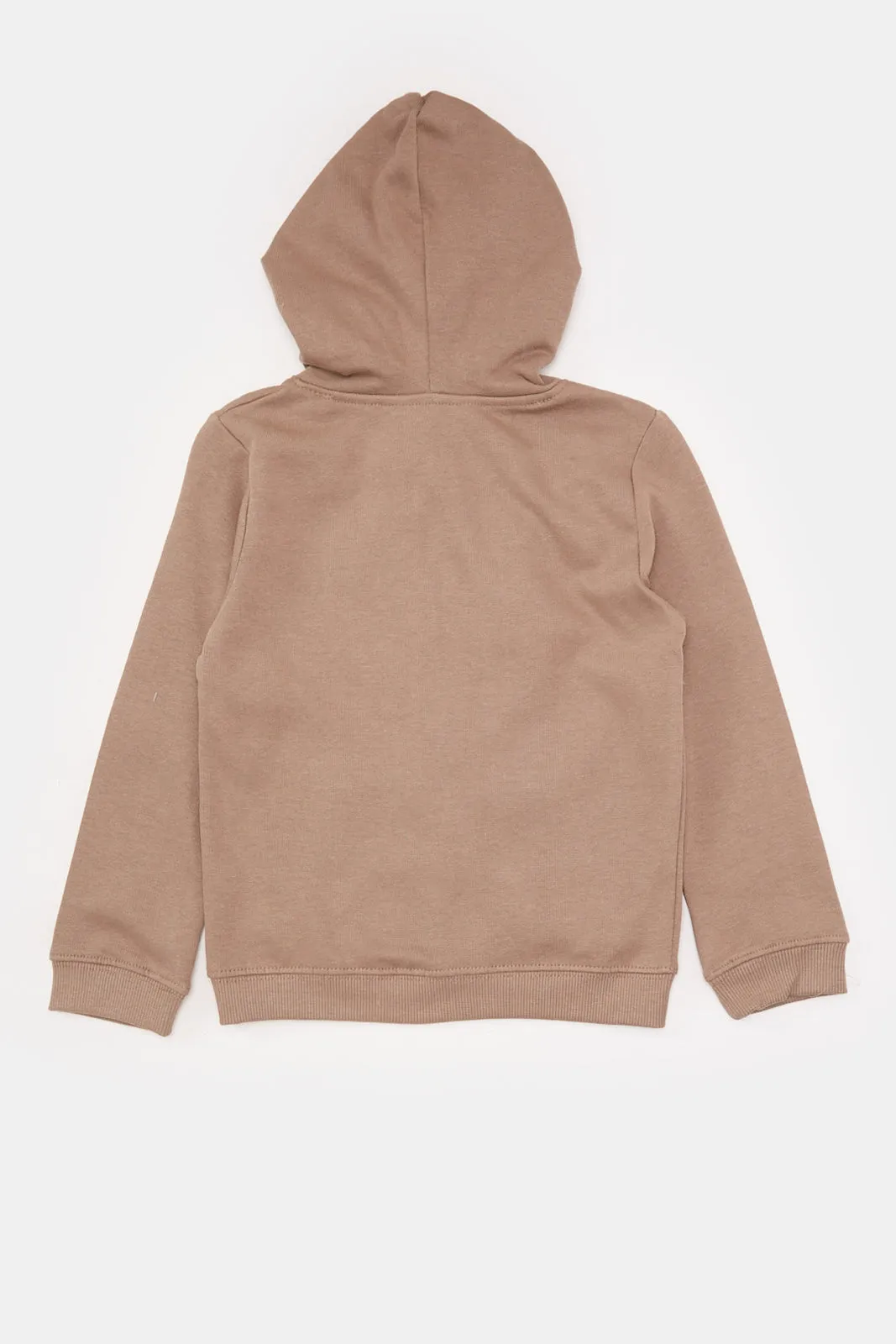 Infant Boys Beige Hooded Sweatshirt sold by Redtag product image thumbnail 2