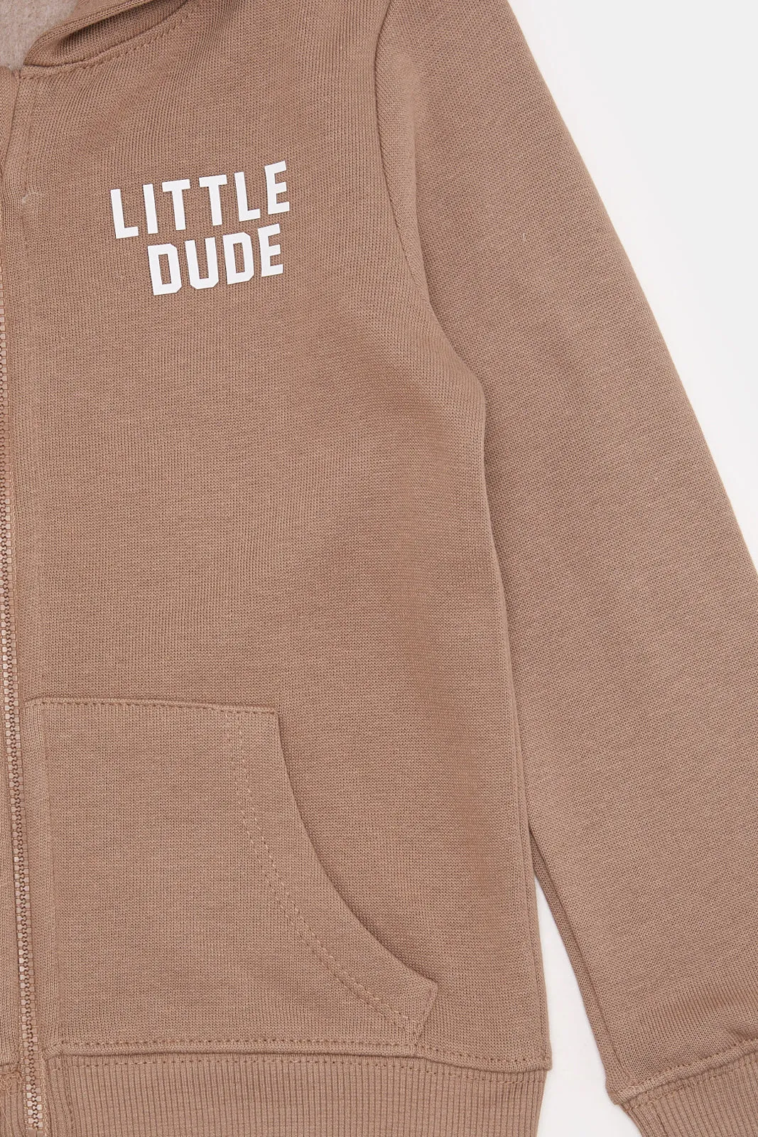 Infant Boys Beige Hooded Sweatshirt sold by Redtag product image thumbnail 4