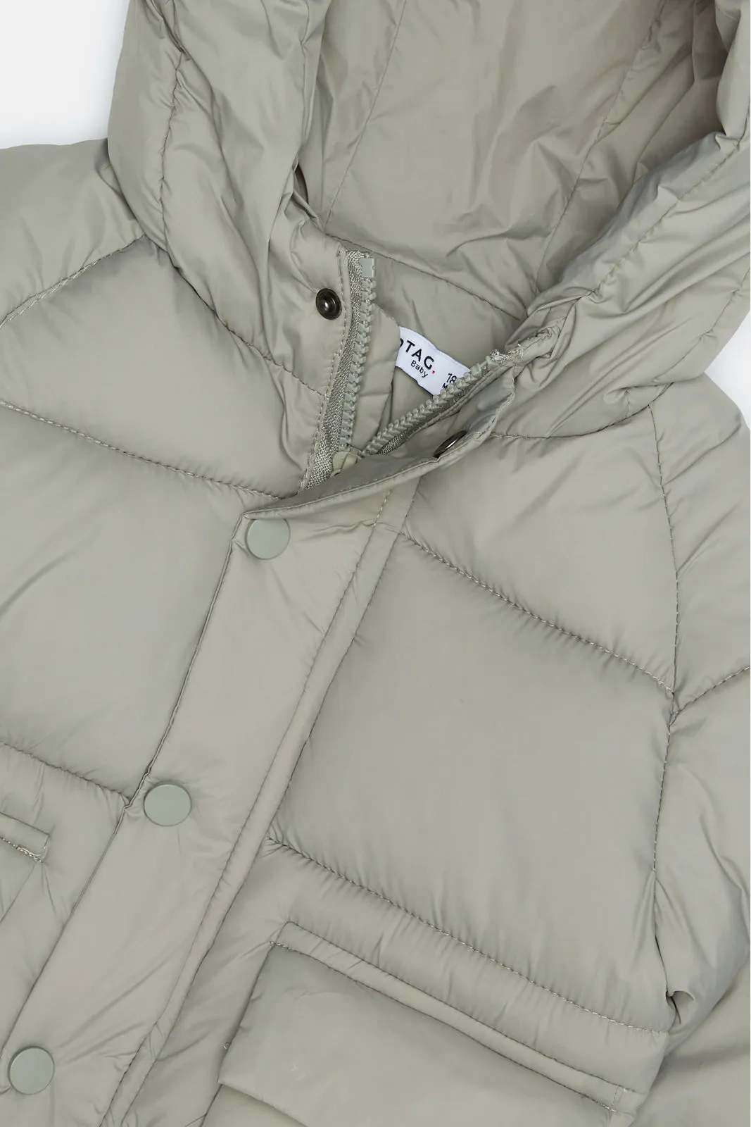 Infant Boys Green Hooded Jacket sold by Redtag product image thumbnail 2