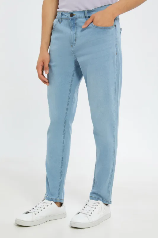 Men Blue 5-Pockets Slim Fit Jean sold by Redtag