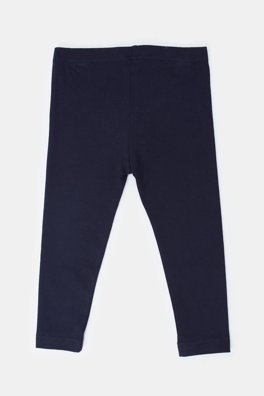 Infant Girls Navy Floral Embroidery Leggings sold by Redtag product image thumbnail 4