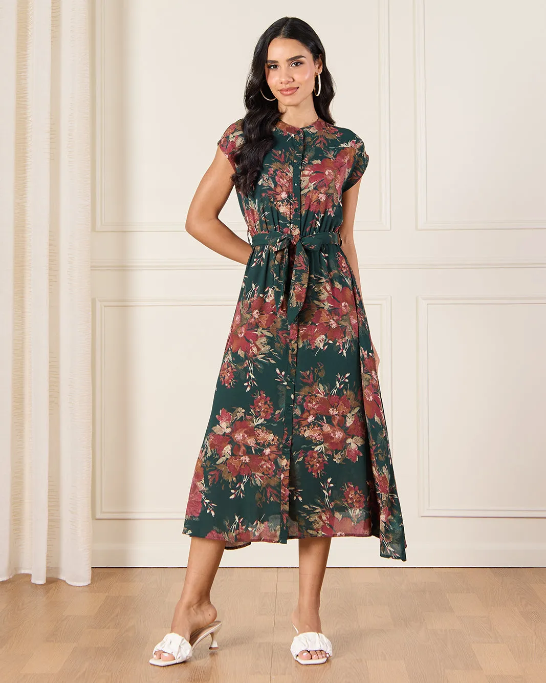 Women Green Printed Maxi Dress sold by Redtag product image thumbnail 4