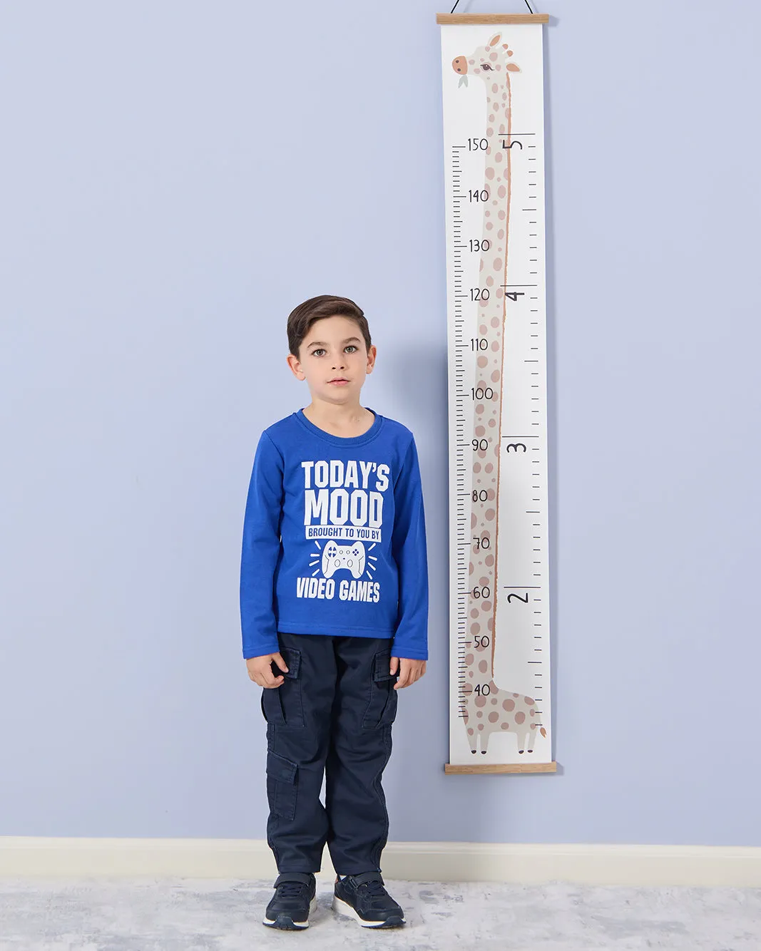 Boys Blue Printed T-Shirt sold by Redtag product image thumbnail 5