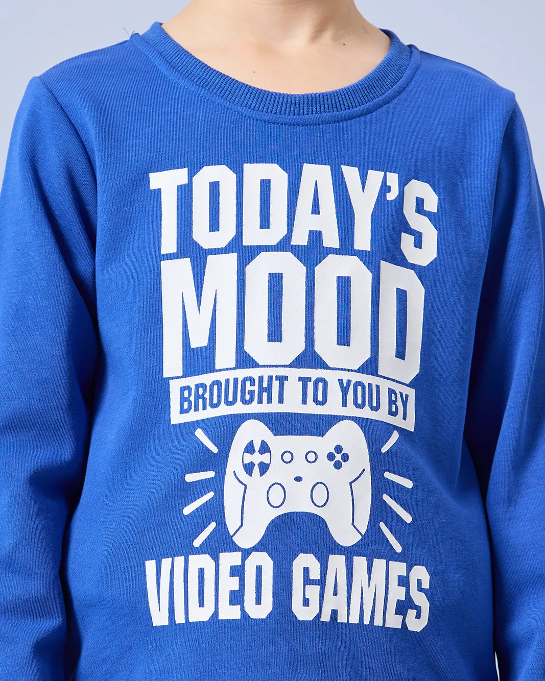 Boys Blue Printed T-Shirt sold by Redtag product image thumbnail 4