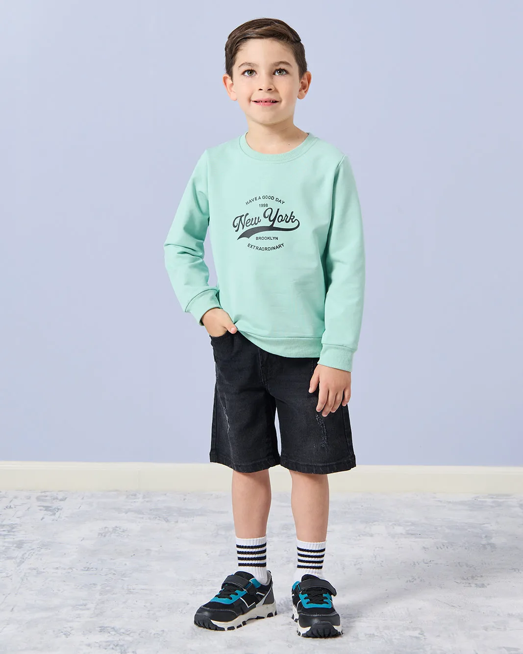 Boys Green Printed T-Shirt sold by Redtag product image thumbnail 2