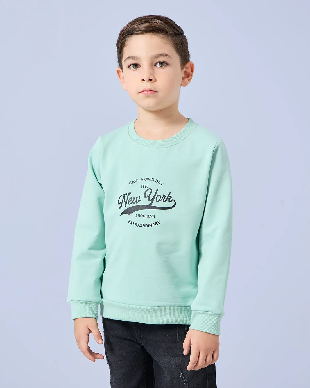 Boys Green Printed T-Shirt sold by Redtag