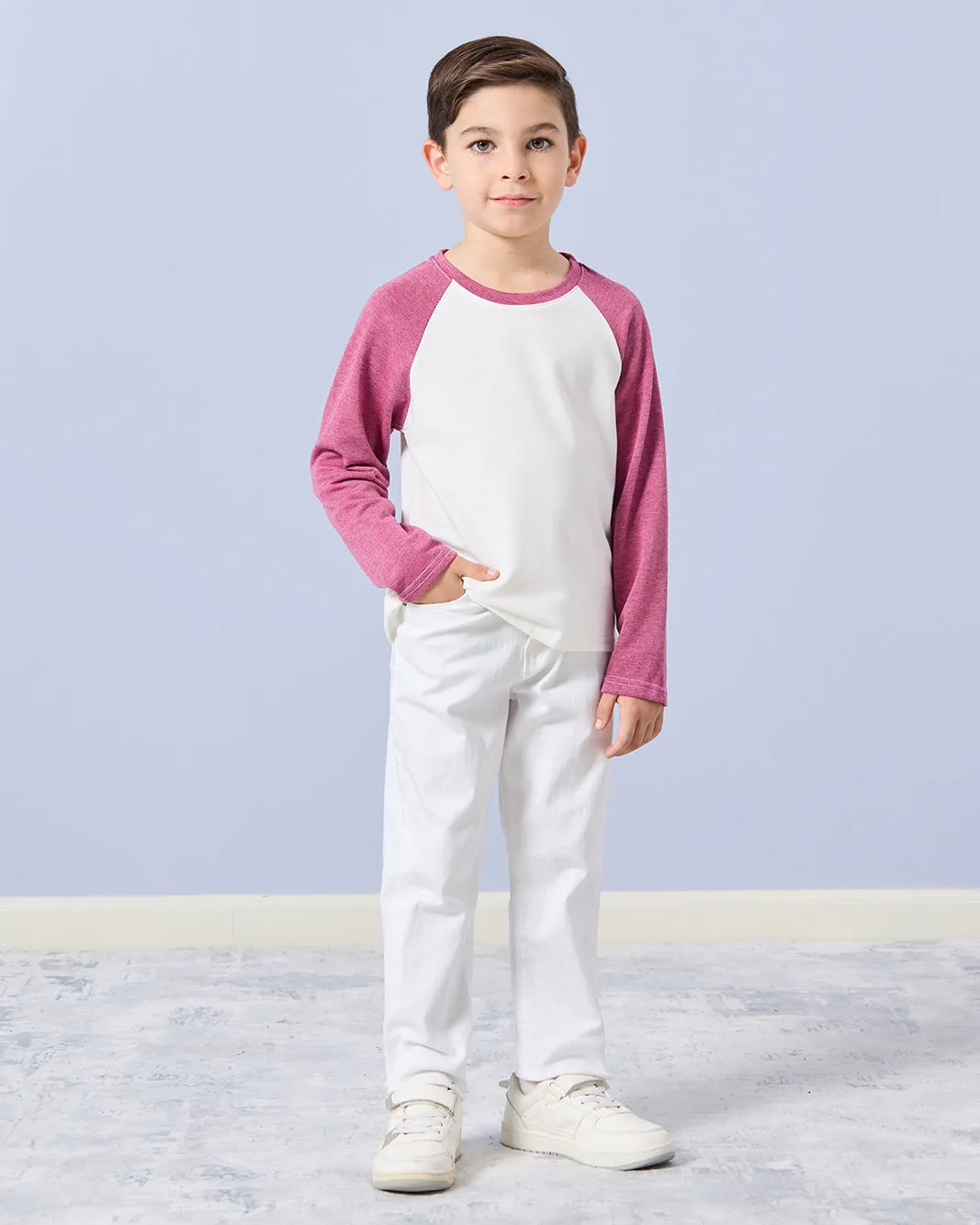 Boys Burgundy Reglan T-Shirt sold by Redtag product image thumbnail 2