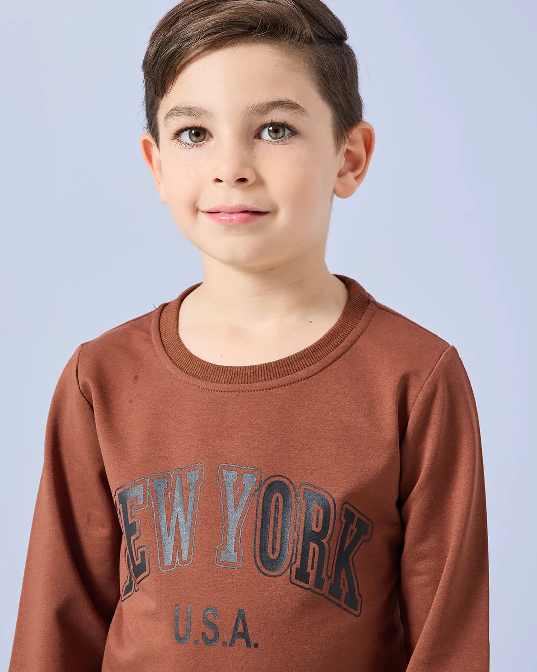 Boys Brown Printed T-Shirt sold by Redtag product image thumbnail 4