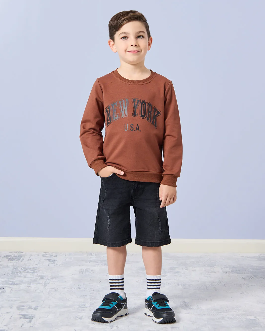 Boys Brown Printed T-Shirt sold by Redtag product image thumbnail 2