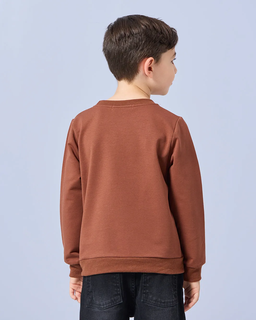Boys Brown Printed T-Shirt sold by Redtag product image thumbnail 3