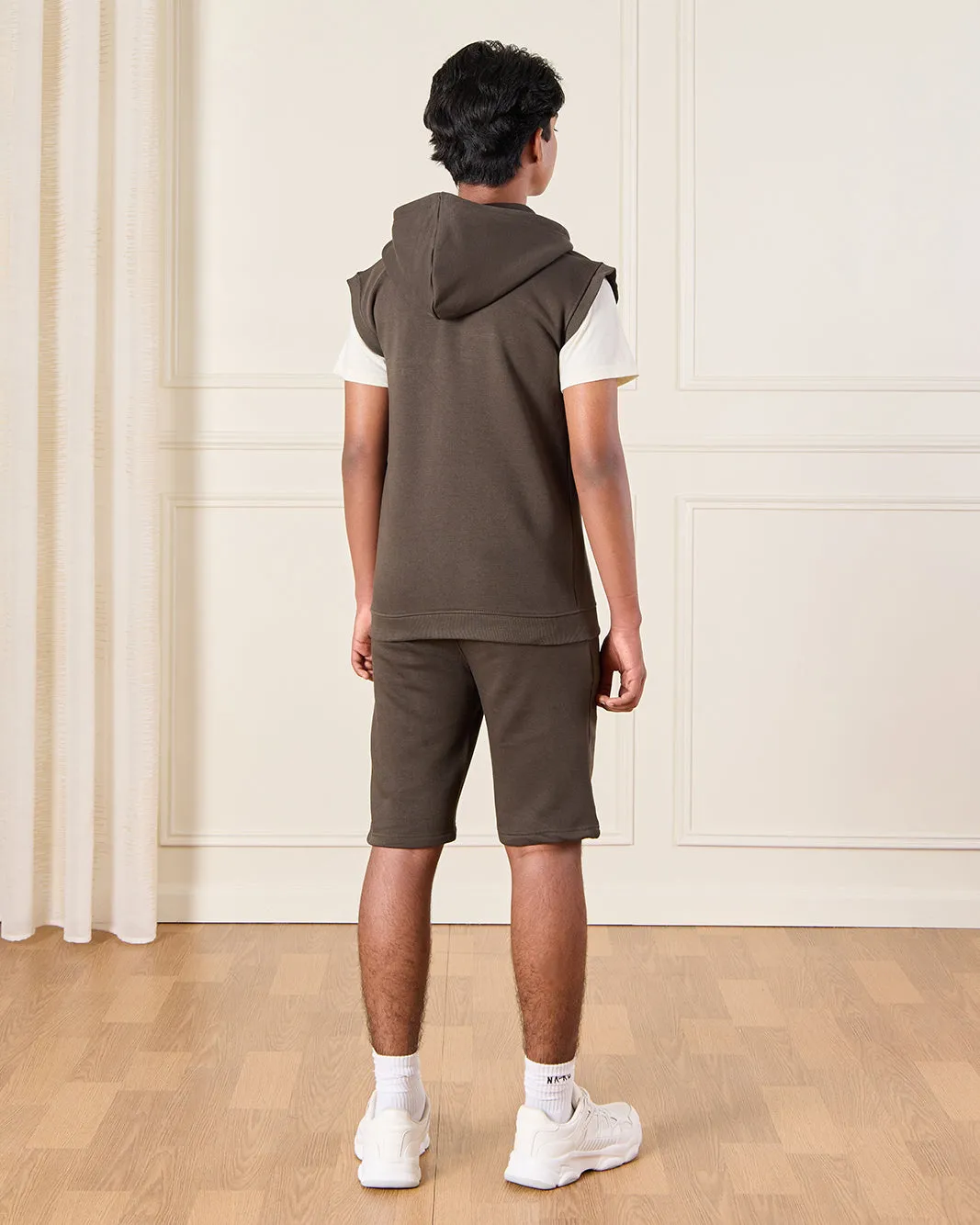 Senior Boys Brown And Ivory Casual Set (3 Piece) sold by Redtag product image thumbnail 5