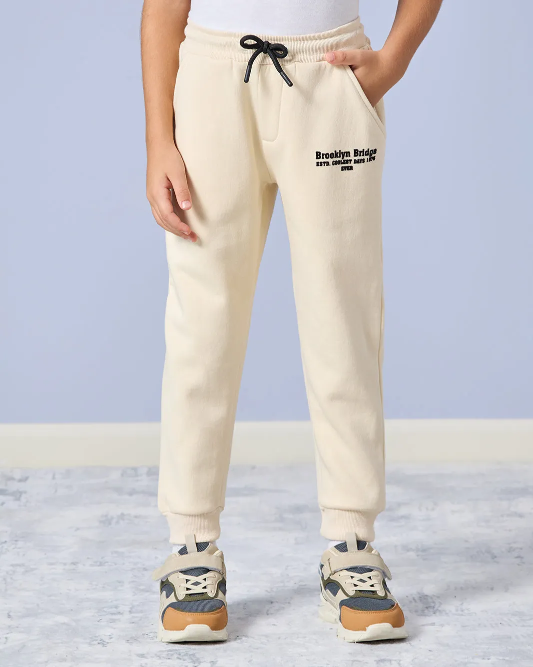 Boys Ivory Printed Casual Jogger Set (2 Piece) sold by Redtag product image thumbnail 3