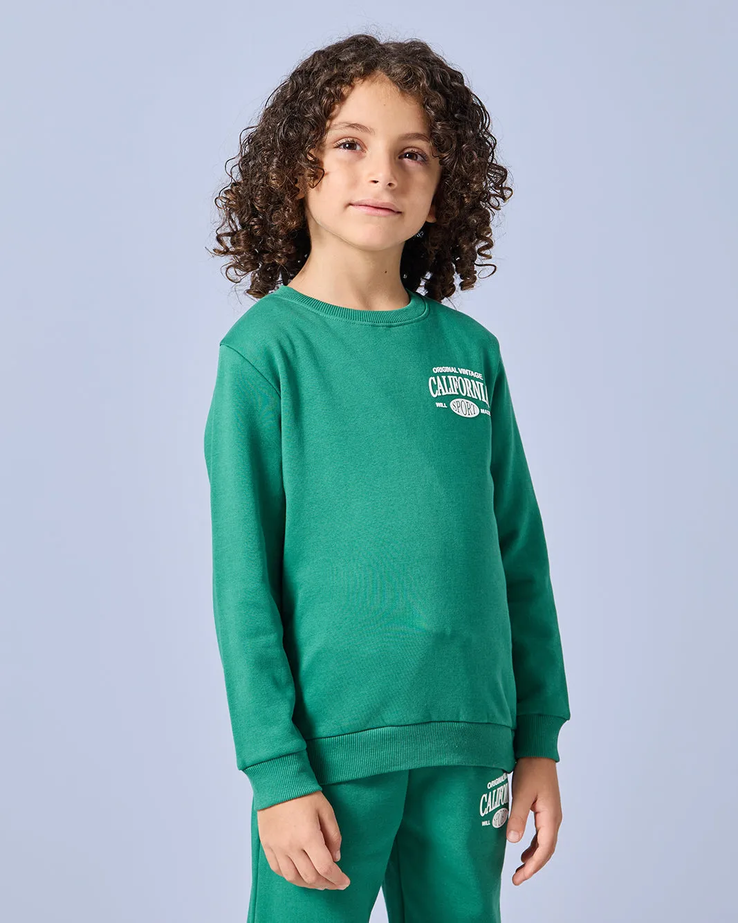 Boys Green Printed Casual Jogger Set (2 Piece) sold by Redtag product image thumbnail 3