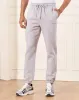 Men Grey Basic Track Pants With Logo Print sold by Redtag