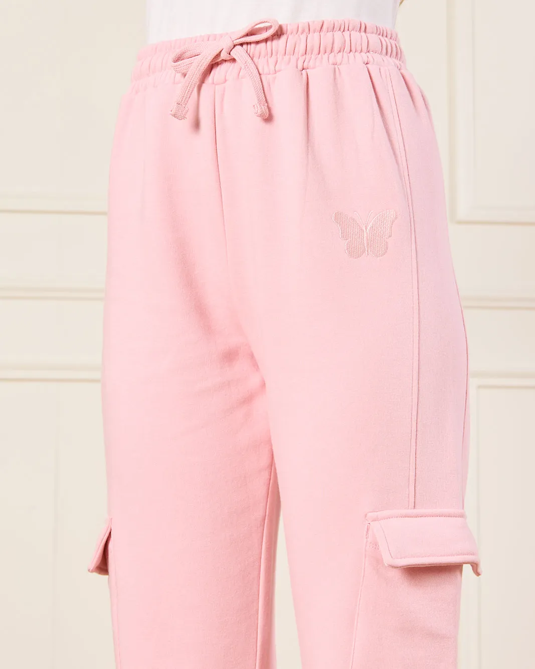 Senior Girls Pink Cargo Pocket Pants sold by Redtag product image thumbnail 4
