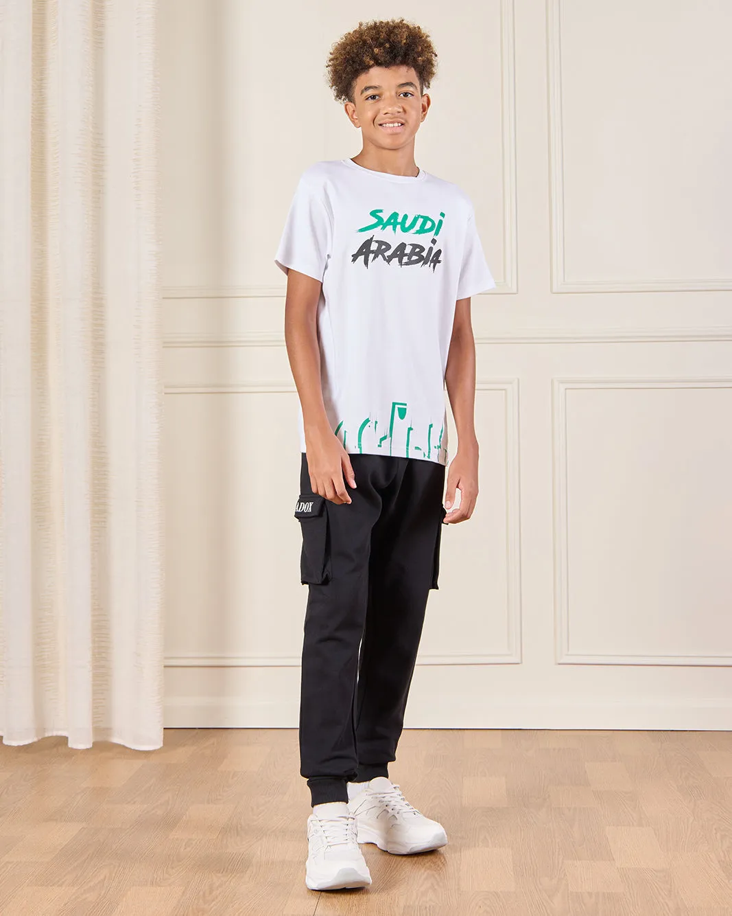 Senior Boys White KSA Printed T-Shirt sold by Redtag product image thumbnail 2