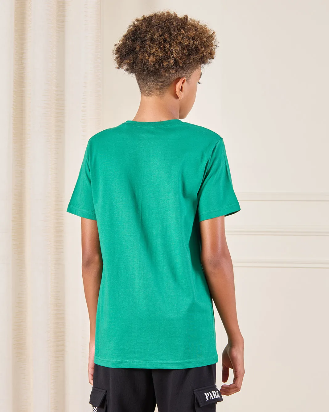 Senior Boys Green KSA Printed T-Shirt sold by Redtag product image thumbnail 3