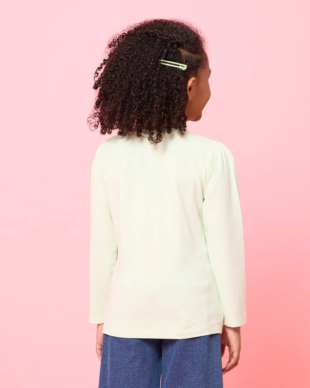 Girls Green Pony Embellished T-Shirt sold by Redtag product image thumbnail 3