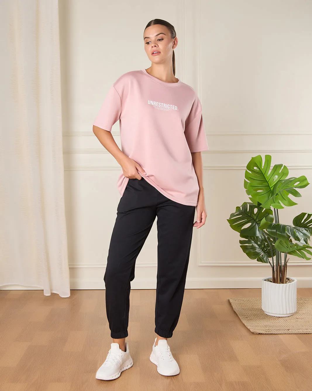 Women Pink Active T-shirt sold by Redtag product image thumbnail 2
