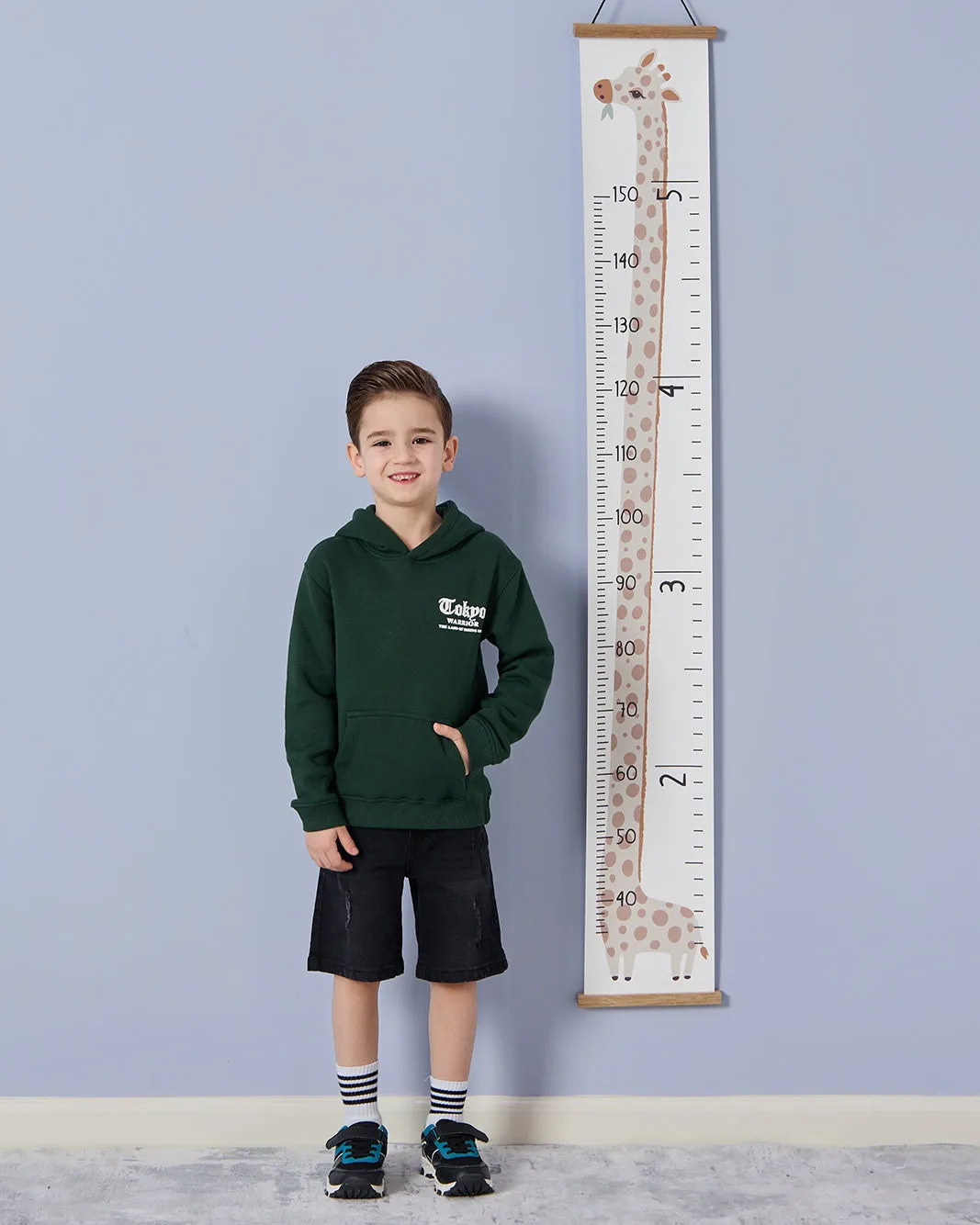 Boys Olive Tiger Hooded With Kangaroo Pocket Sweatshirt sold by Redtag product image thumbnail 5