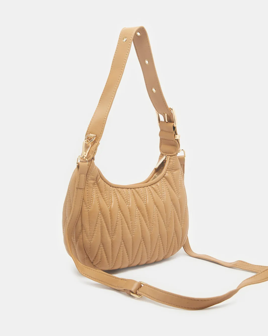 Women Beige Textured Slouch sold by Redtag product image thumbnail 2