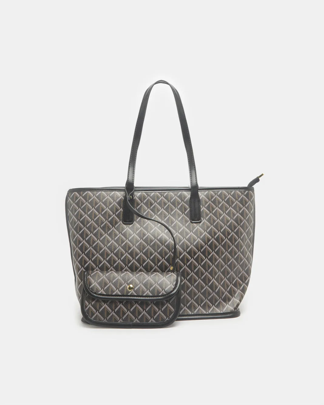 Women Black Embellished Tote Bag sold by Redtag