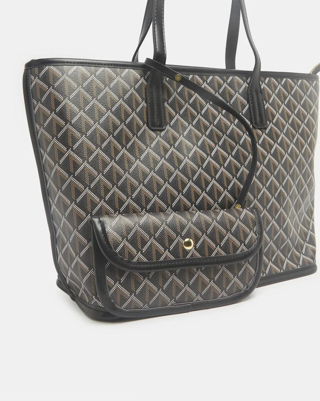 Women Black Embellished Tote Bag sold by Redtag product image thumbnail 3