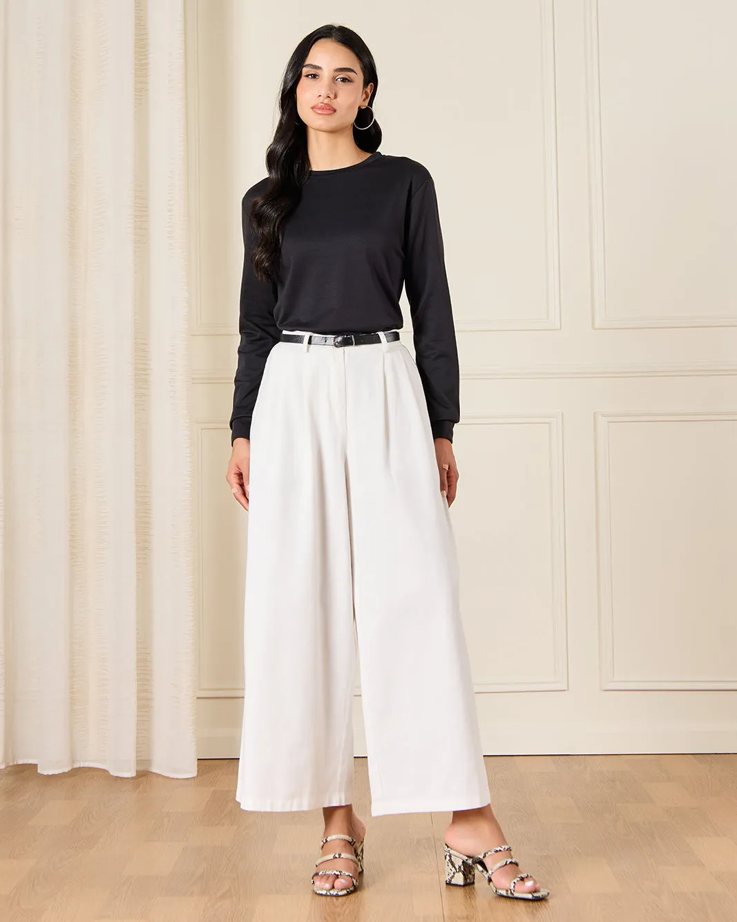 Women Black Basic T-Shirt sold by Redtag product image thumbnail 2