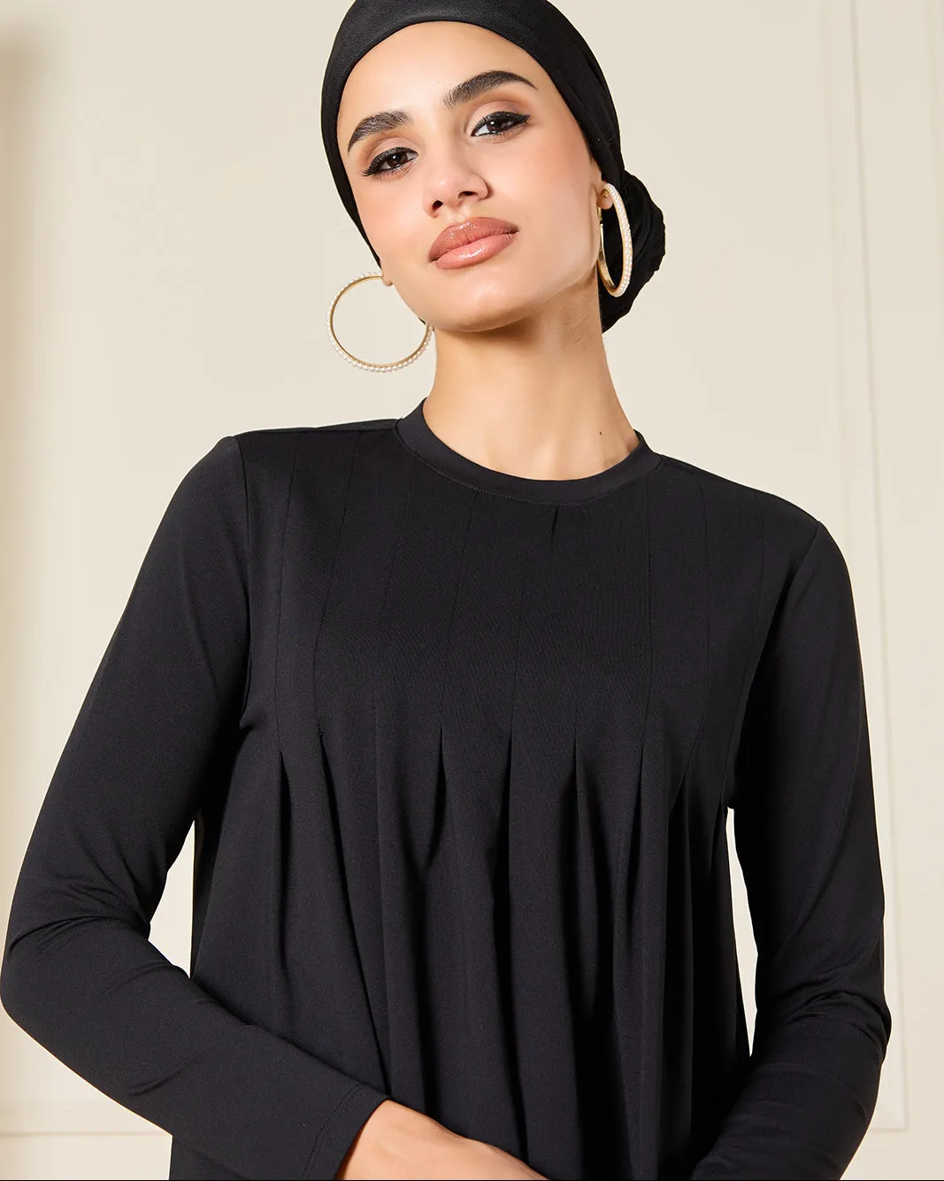 Women Black Long sleeve Pleated Detailed Blouse sold by Redtag product image thumbnail 4