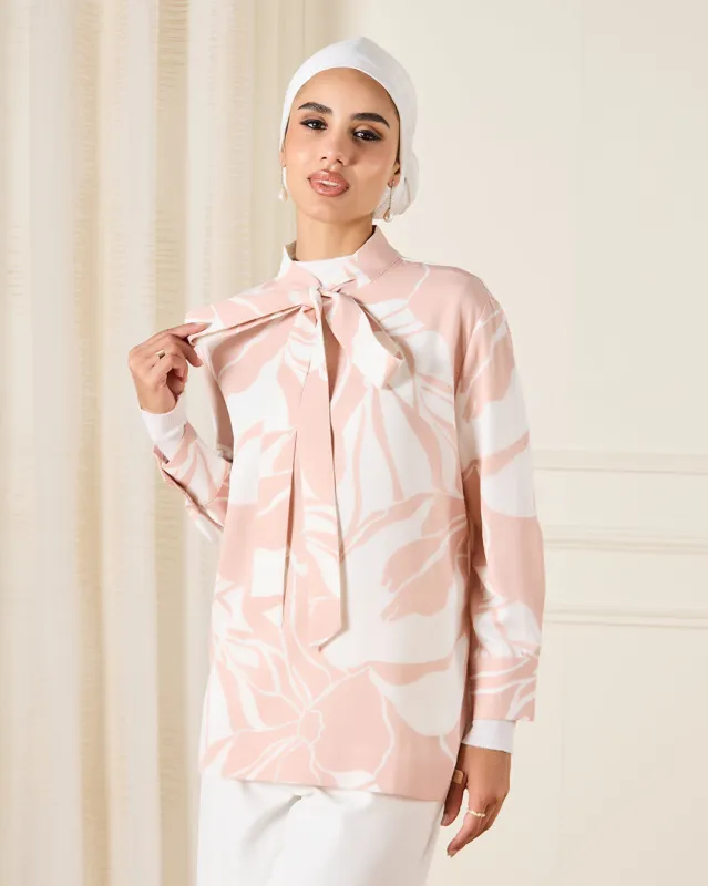 Women Pink Printed Blouse sold by Redtag