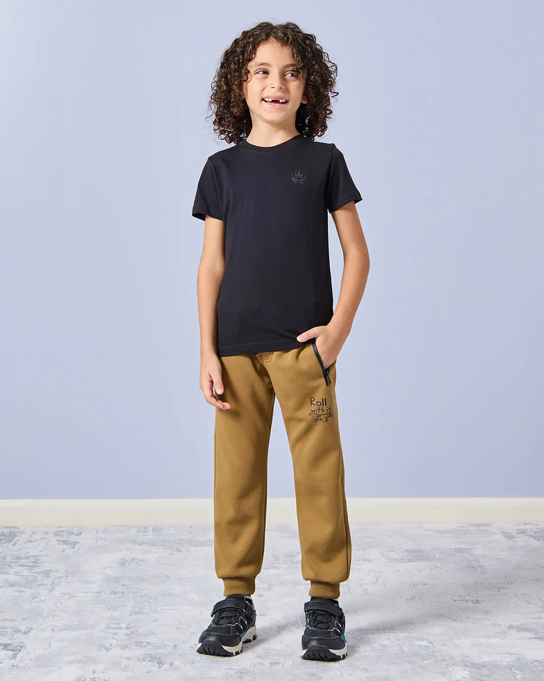 Senior Boys Beige Skating Print Active Pants sold by Redtag product image thumbnail 2