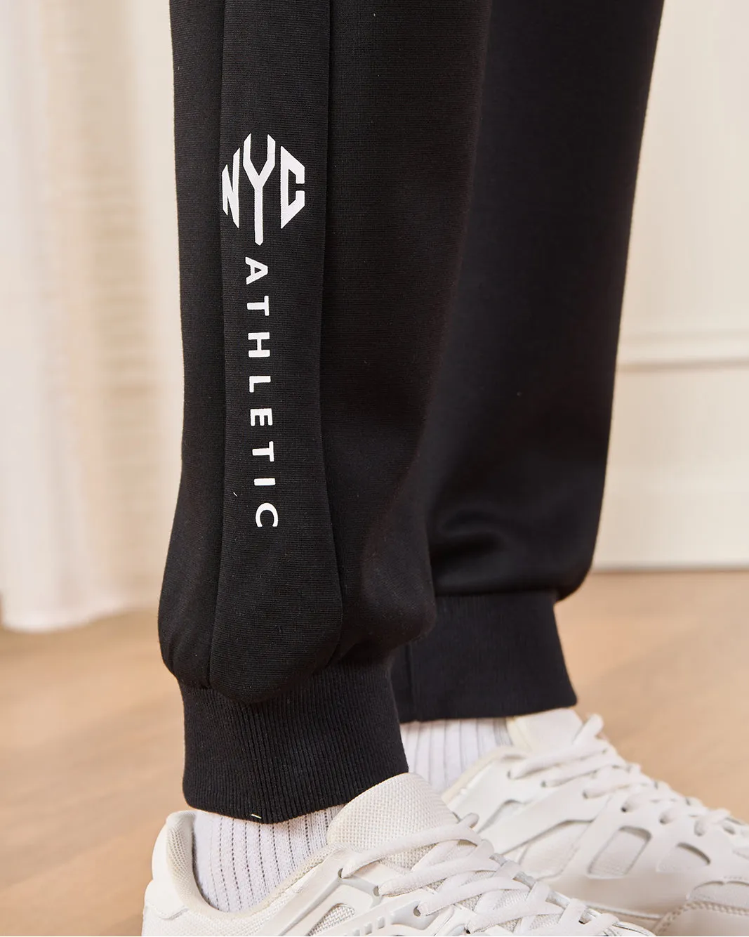 Senior Boys Black NYC Print Active Pants sold by Redtag product image thumbnail 5