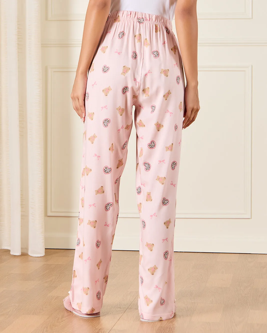 Women Pink And Brown Pyjama Bottom Set (Pack Of 2) sold by Redtag product image thumbnail 4