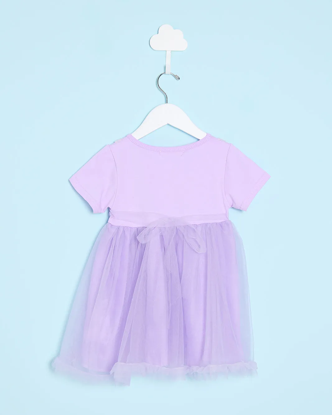 Infant Girls Purple Embellished Dress sold by Redtag product image thumbnail 4