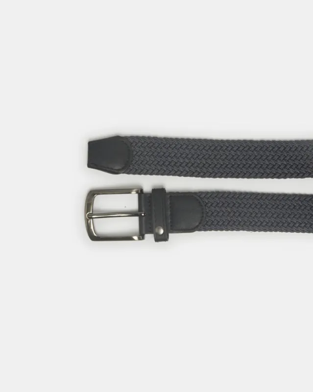 Men Charcoal Elastic Belt Assorted sold by Redtag